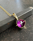 Captured Amethyst Pendant
