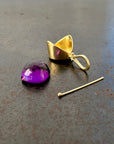 Captured Amethyst Pendant