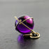 amethyst, amethyst orb, amethyst pendant, amethyst necklace, purple necklace, 18k gold, fine jewelry