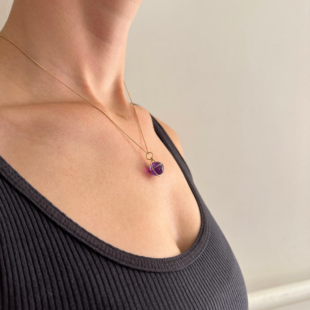 Captured® Amethyst Orb Pendant – hilaryfinck.com
