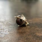 tahitian pearl, aubergine, 14k gold pendant, pearl charm, 14k gold charm, fine jewelry, pearl necklace