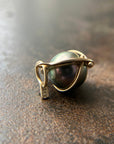 tahitian pearl, aubergine, 14k gold pendant, pearl charm, 14k gold charm, fine jewelry, pearl necklace