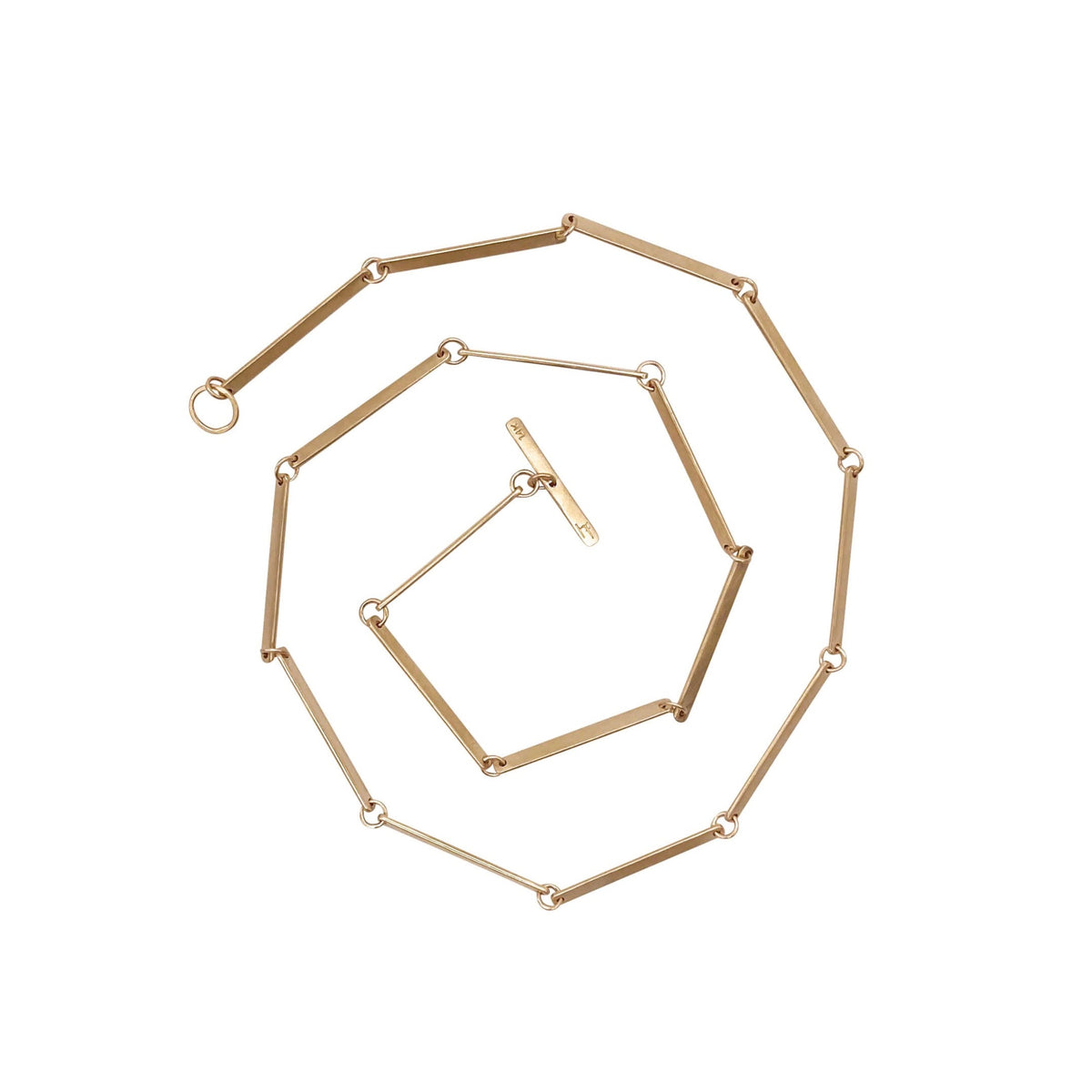 Hammered Bar Chain