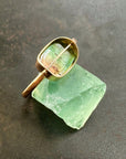bicolor tourmaline ring in 18 gold