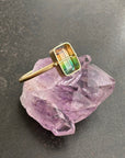 Captured Bicolor Tourmaline Ring