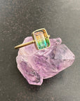 Captured Bicolor Tourmaline Ring