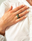 Black Diamond Channel Ring