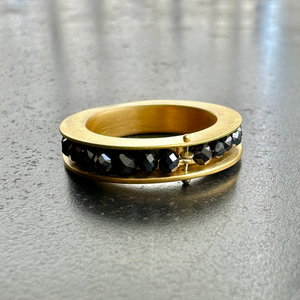 Black Diamond Channel Ring