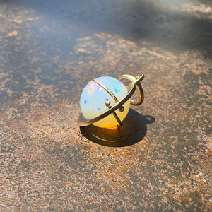 
                
                    Load image into Gallery viewer, Captured Blue Moon Opal Orb Charm
                
            