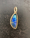 Captured Australian Boulder Opal Charm