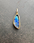 Captured Australian Boulder Opal Charm