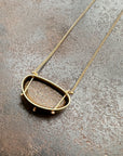 Captured Boulder Opal Galaxy Necklace