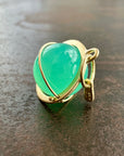 Captured® Chrysoprase Orb Pendant