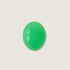 chrysoprase oval cabochon gemstone