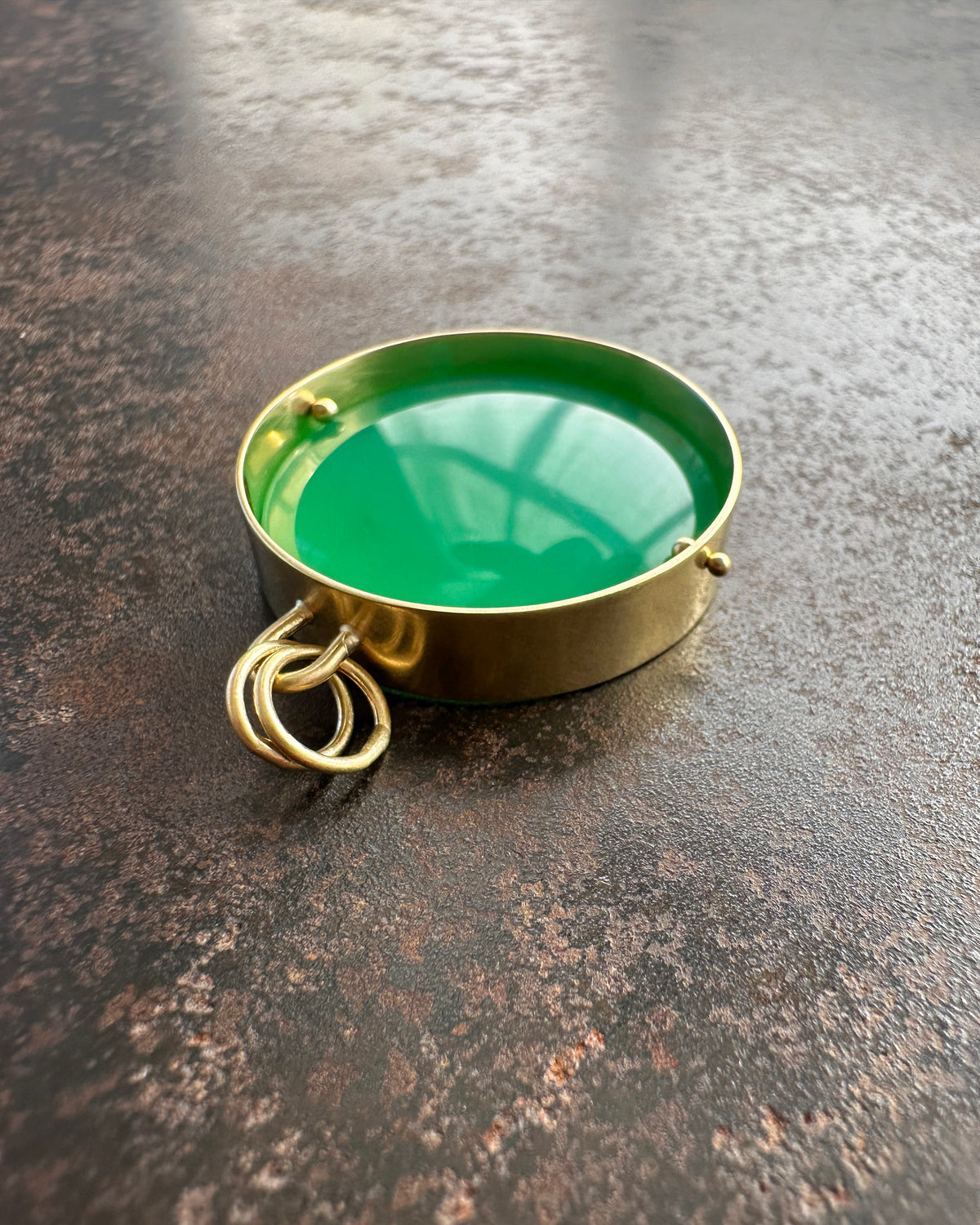 chrysoprase, pendant, necklace, one of a kind necklace, fine jewelry, 18k gold necklace