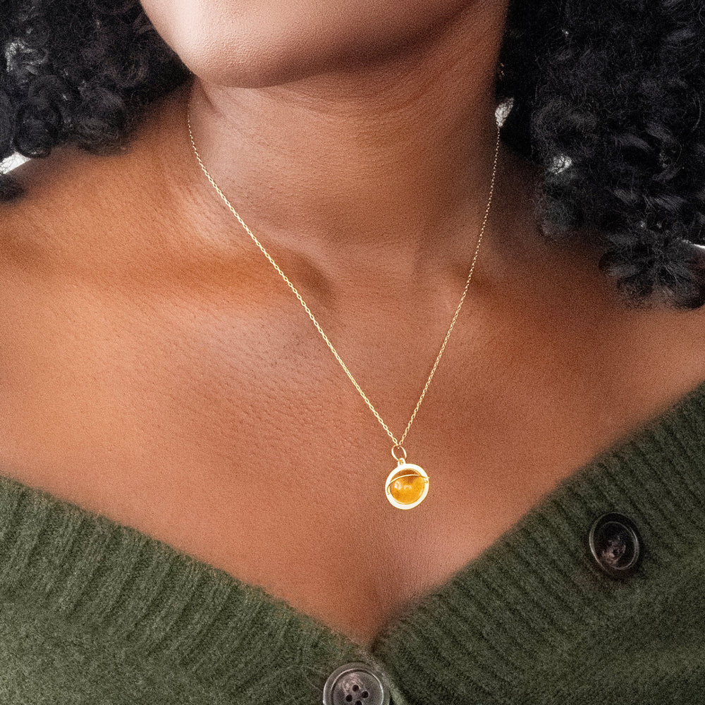 Captured Citrine Orb