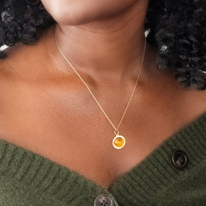 Captured Citrine Orb