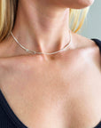 Persian Turquoise Pendant with 3-Way Silver Curb Chain