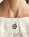 Captured Dendritic Quartz Pendant