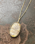 Captured Dendritic Agate Necklace
