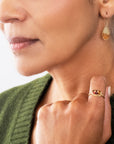 Captured® Tourmaline Trio Ring