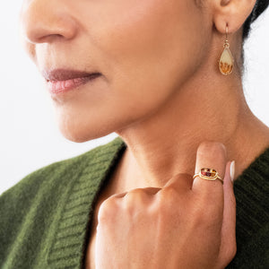Tourmaline Trio Ring