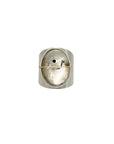 Captured Enhydro Quartz Parabola Ring