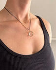 Captured® Enhydro Quartz Orb Pendant