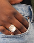 Enhydro Quartz Parabola Ring