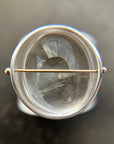 enhydro quartz silver ring