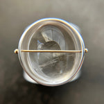 Enhydro Quartz Parabola Ring #2
