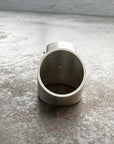 Captured Enhydro Quartz Parabola Ring