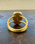 Captured Enhydro Ring - 18k Gold
