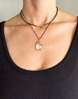 Captured ® Enhydro Quartz Teardrop Pendant