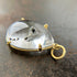 enhydro quartz teardrop pendant in 18k gold