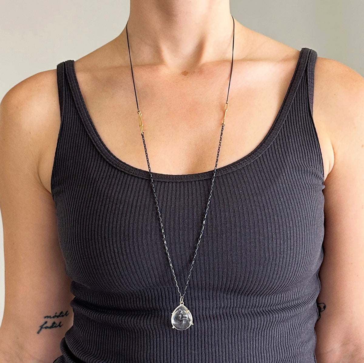 3-Way Black &amp; Gold Chain