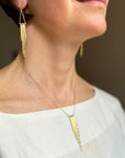 Hand Hammered Fringe Necklace