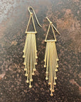 Fringe Chandelier Earrings