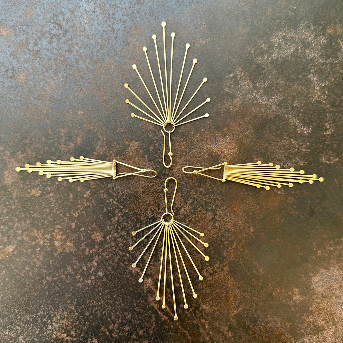 fringe earrings, 18k gold earrings, 18k gold jewelry, gold jewelry, hilary finck jewelry, handmade jewelry, statement jewelry, luxury jewelry.