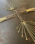 fringe earrings, 18k gold earrings, 18k gold jewelry, gold jewelry, hilary finck jewelry, handmade jewelry, statement jewelry, luxury jewelry.