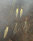 Hand Hammered Fringe Necklace