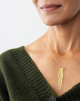 Hand Hammered Fringe Necklace