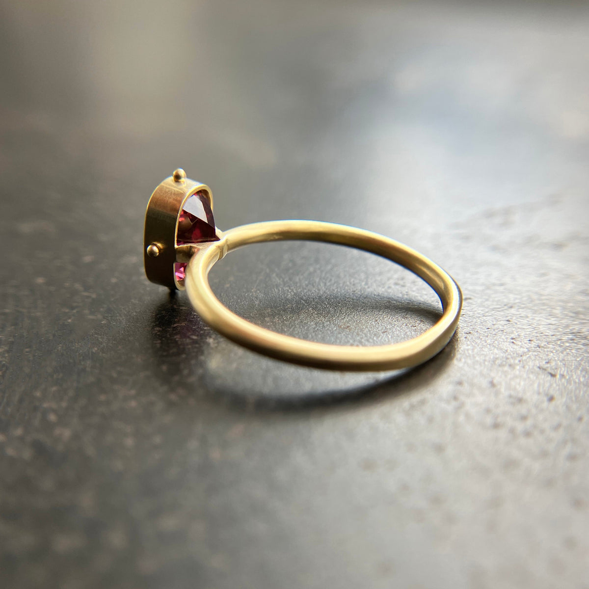 Captured® Mahenge Garnet Ring
