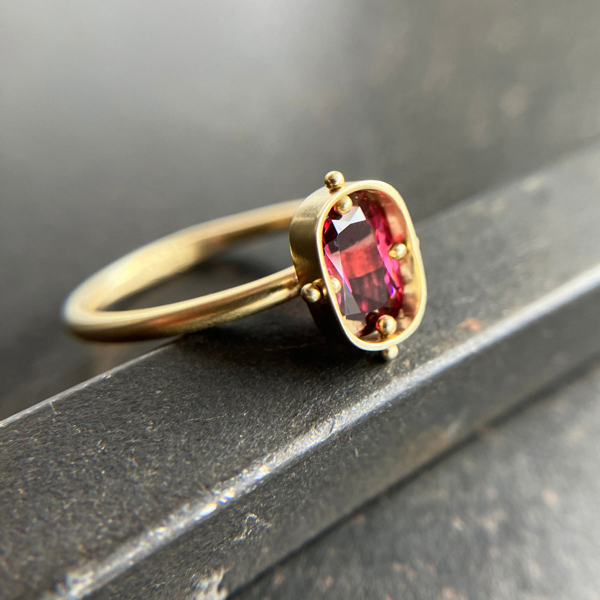 Captured® Mahenge Garnet Ring
