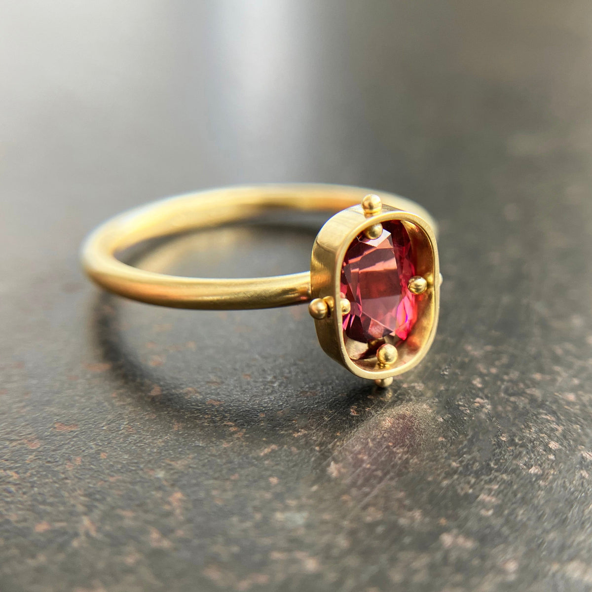 Captured® Mahenge Garnet Ring
