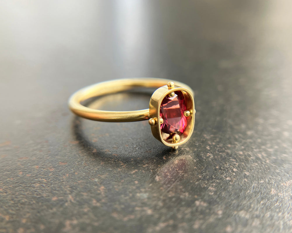 Captured Mahenge Garnet Ring