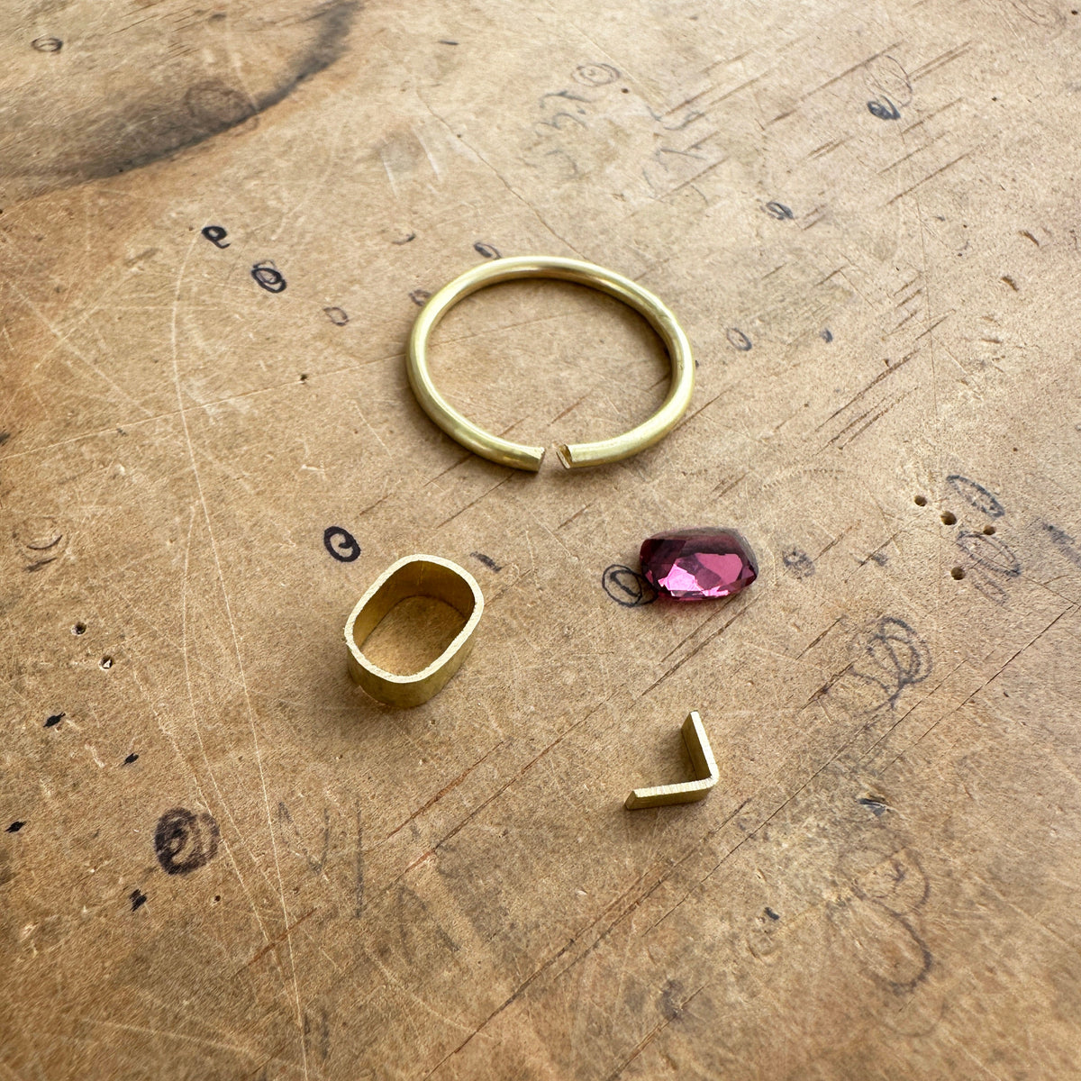 Captured® Mahenge Garnet Ring