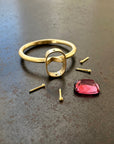 Captured® Mahenge Garnet Ring
