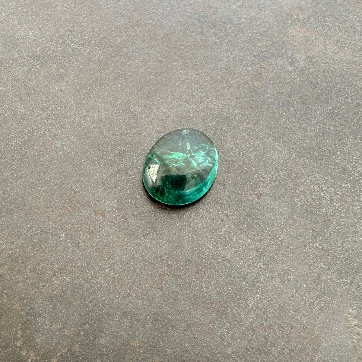 Green Tourmaline Oval Cabochon