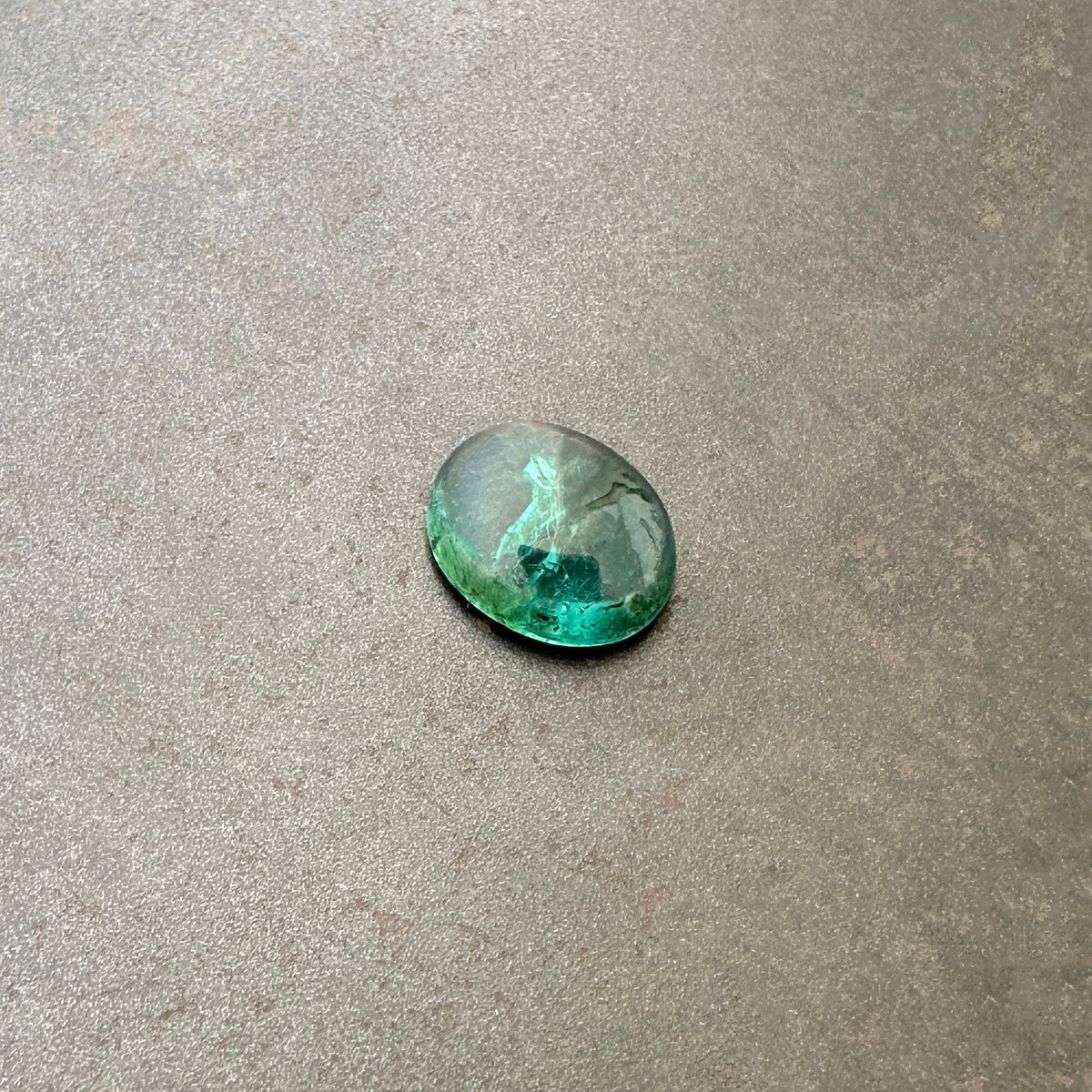 Green Tourmaline Oval Cabochon